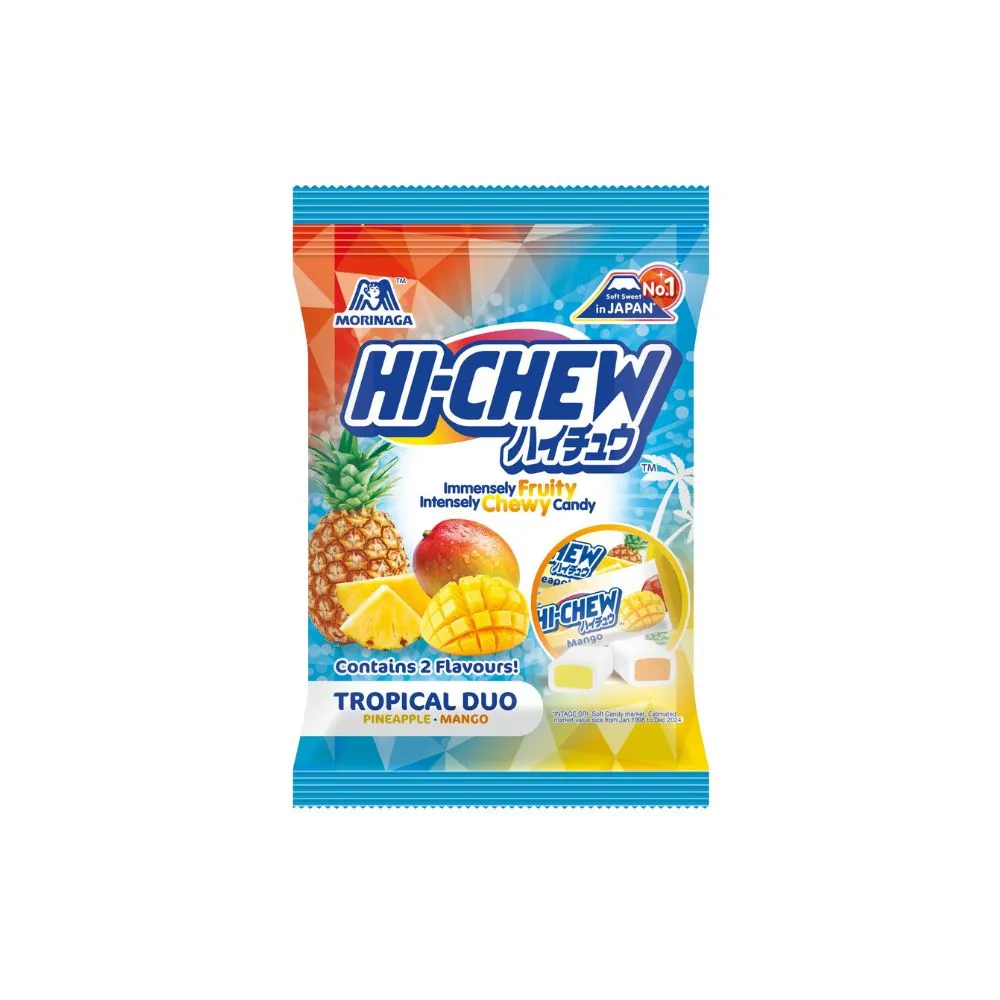[HICHEW011] HI-CHEW TROPICAL DUO 12x80G