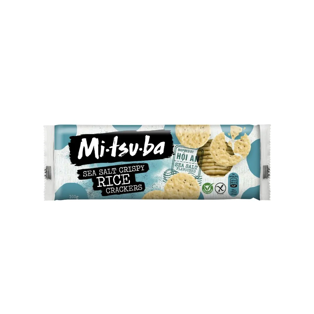 [MIT007] MITSUBA TRAY SEA SALT CRACKERS 12x100g