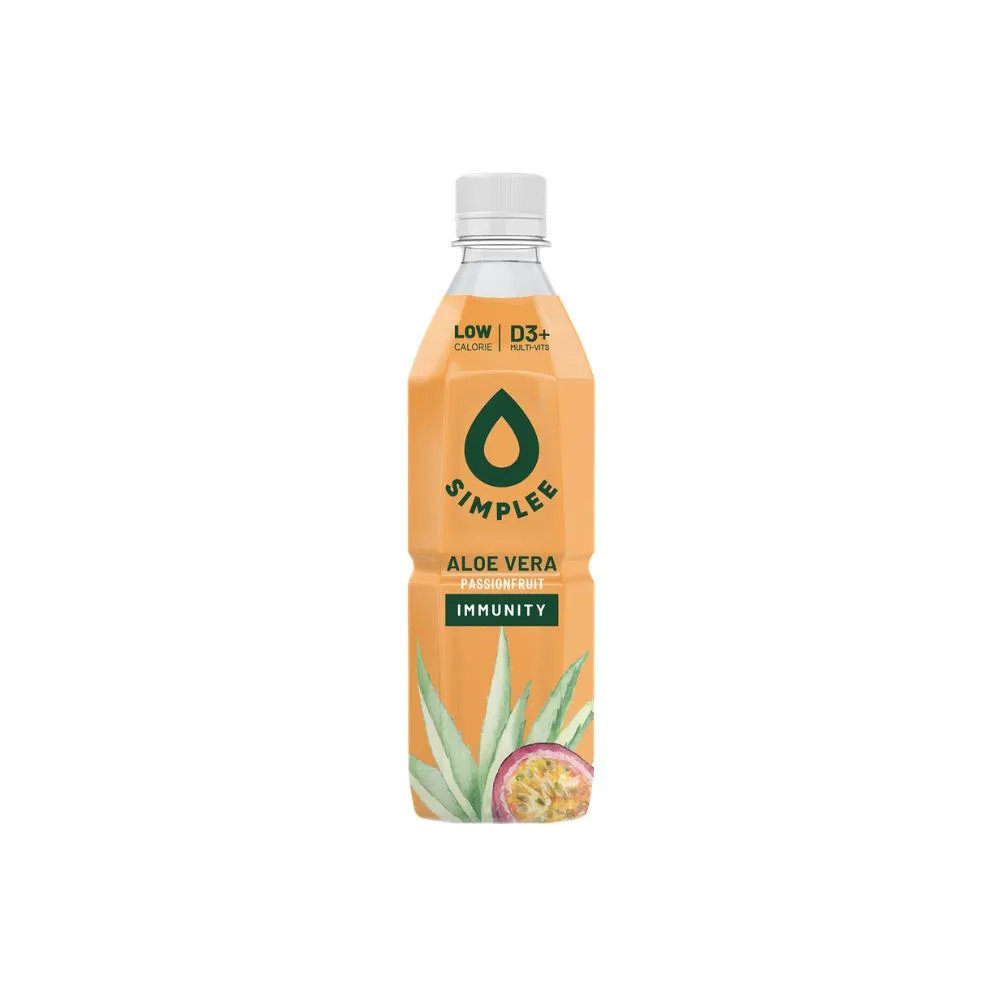 [SIM002] SIMPLEE ALOE VERA PASSIONFRUIT 12X500ML