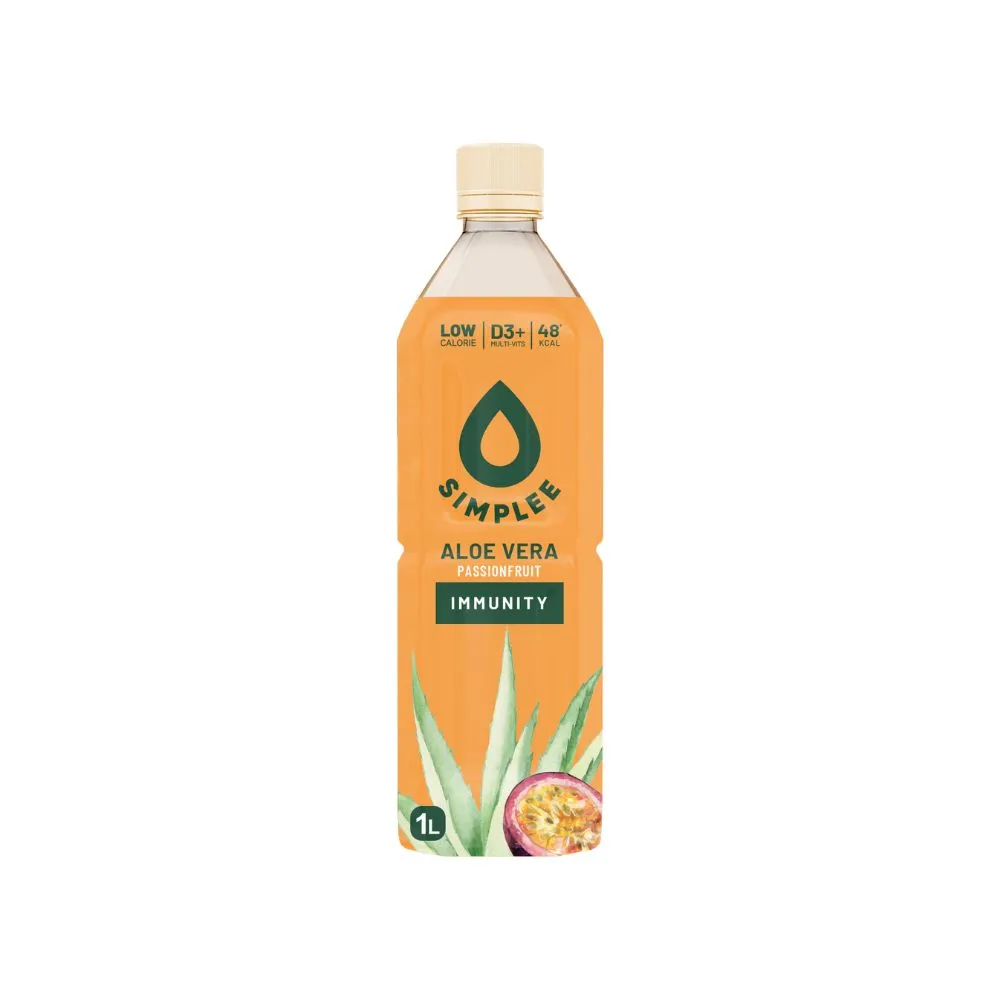 [SIM004] SIMPLEE ALOE VERA PASSIONFRUIT 6X1L