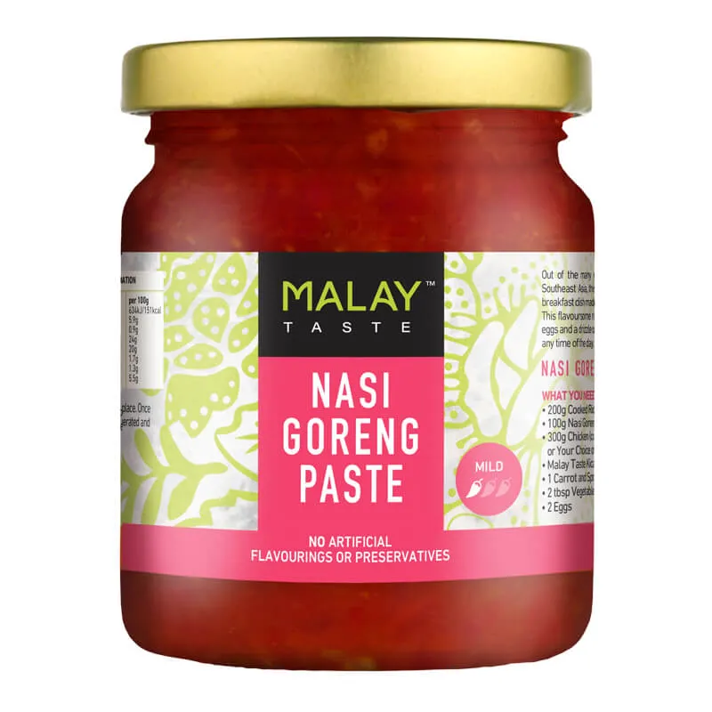 [MLT002] MALAY TASTE NASI GORENG PASTE 6x185g