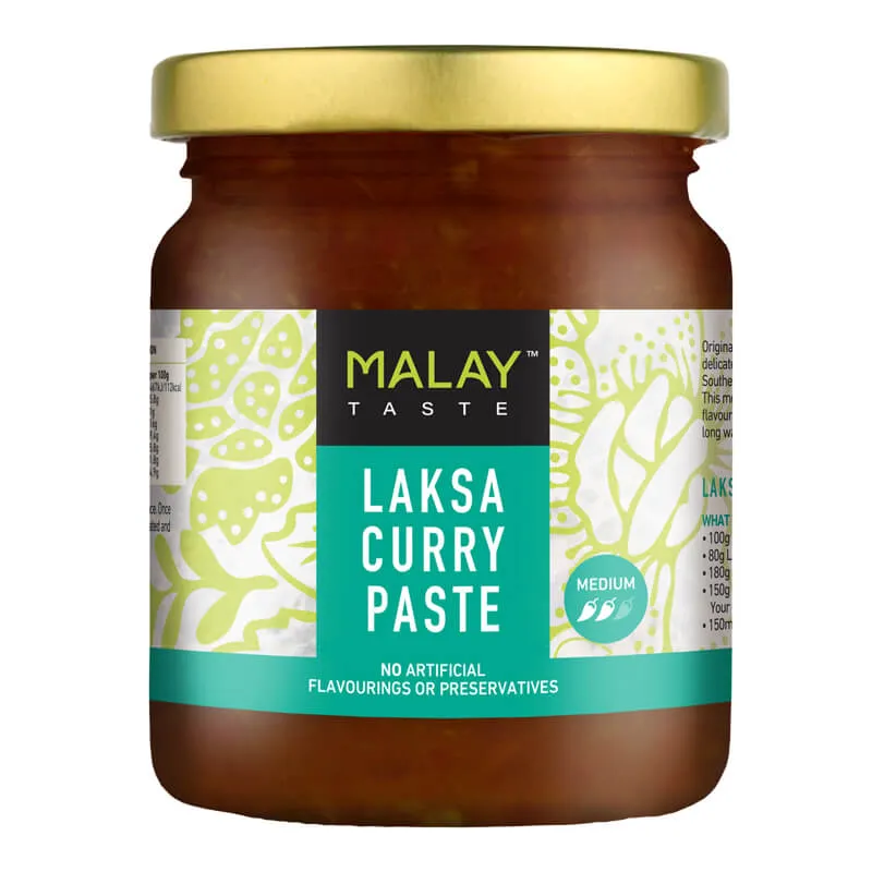 MALAY TASTE LAKSA CURRY PASTE 6x185g