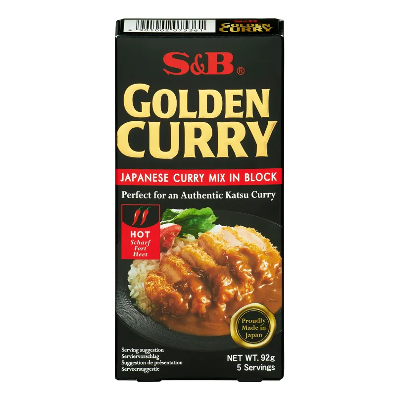 [SNB001] S&B GOLDEN CURRY SAUCE HOT 12x92G