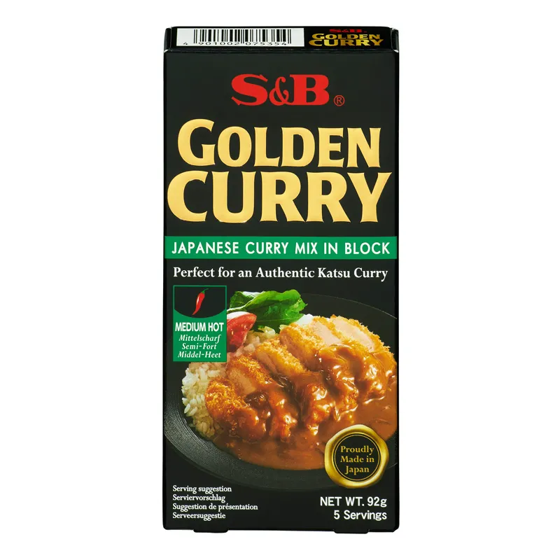 [SNB002] S&B GOLDEN CURRY SAUCE MEDIUM 12x92G