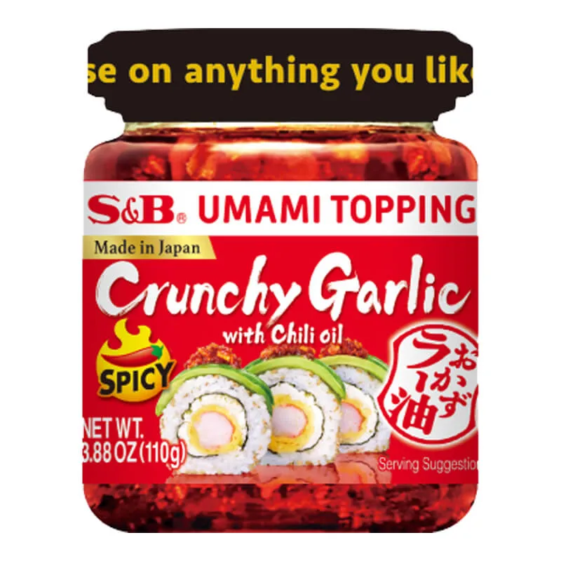 S&B Umami Topping Spicy 6x110G