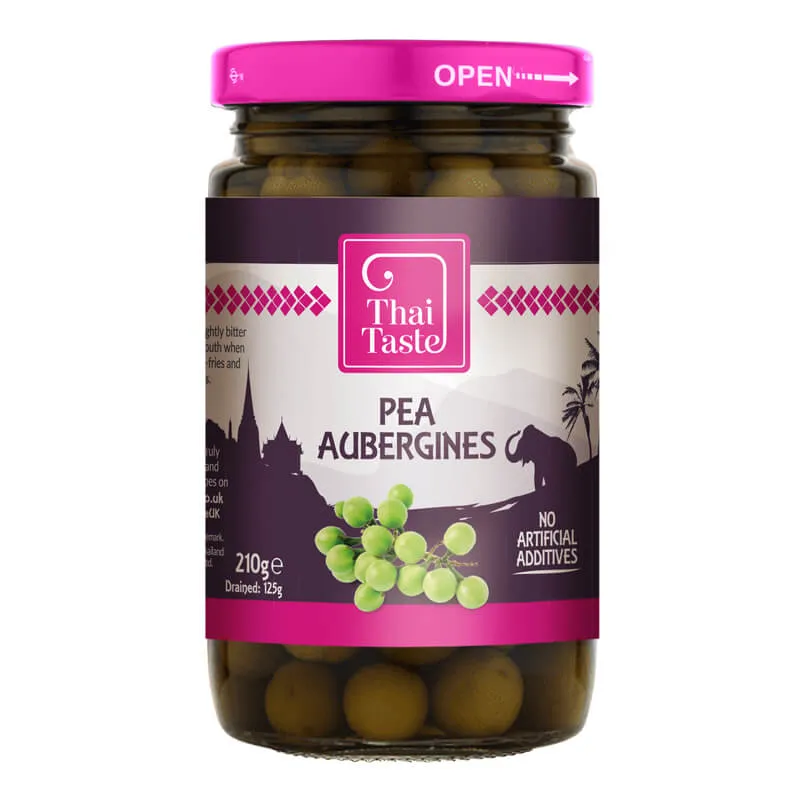 THAI TASTE PEA AUBERGINES 6x210G