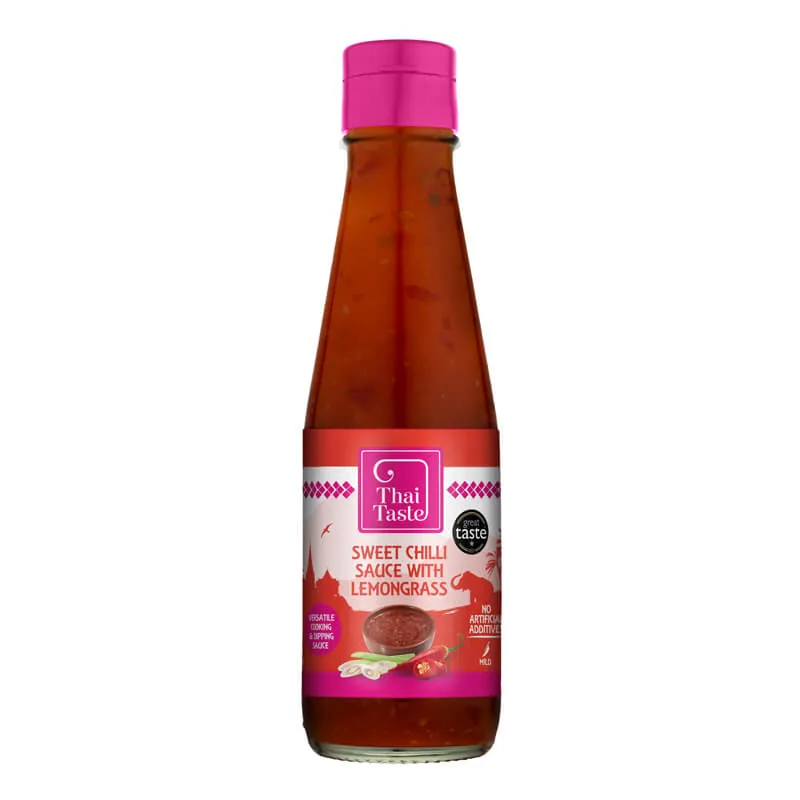 THAI TASTE SWEET CHILLI SAUCE WITH LEMONGRASS 6x200ML