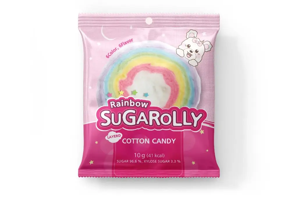 SUGAROLLY RAINBOW LAYERED COTTON CANDY 10G