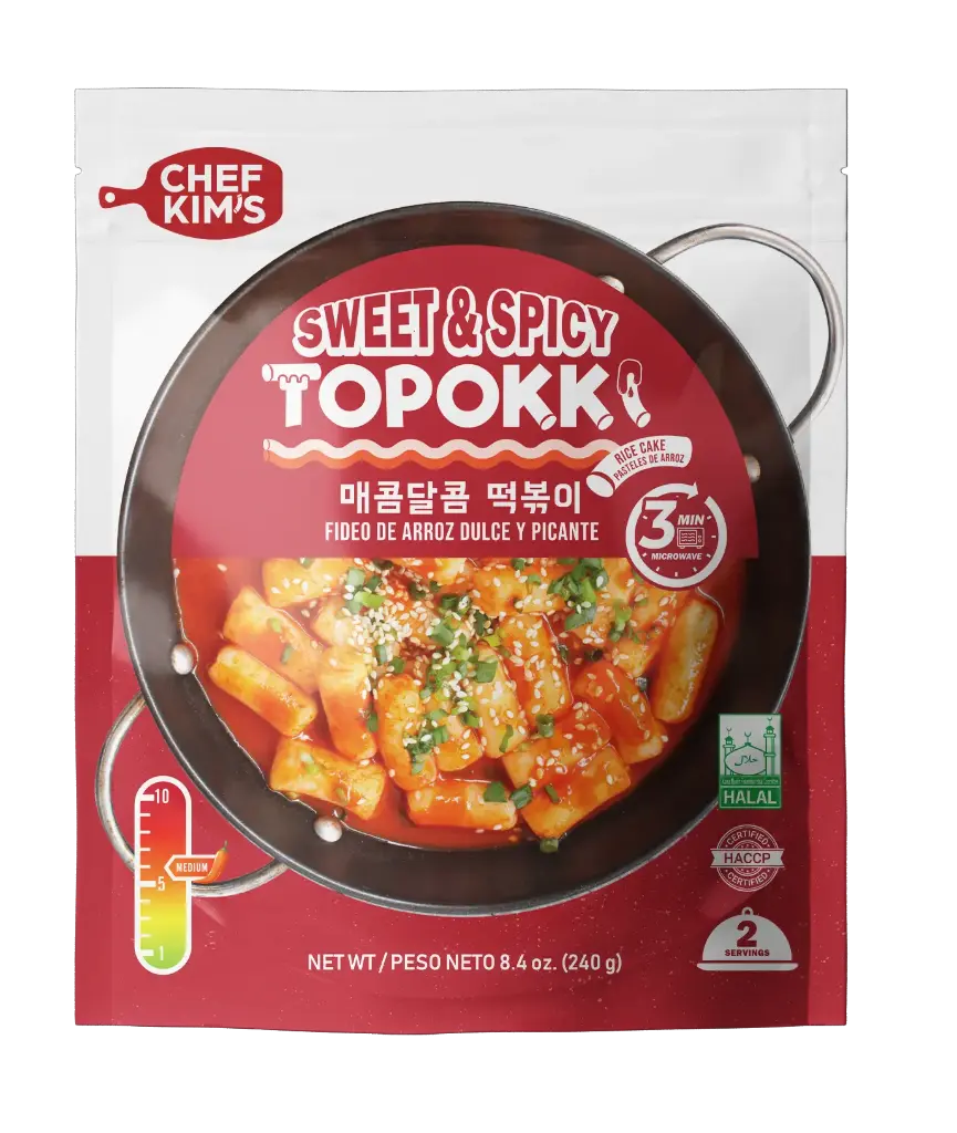 CHEF KIM'S SWEET & SPICY TOPOKKI 12PK/240G