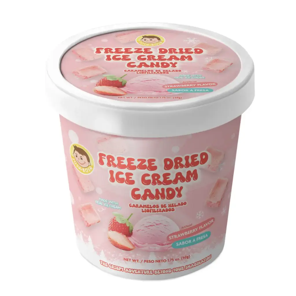 [MAN937] JOSH BOSH FREEZE DRIED ICE CREAM STRAWBERRY 12X50G