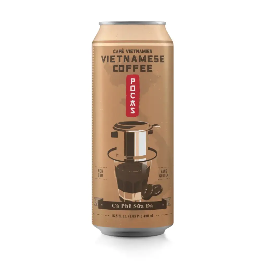 [POC619] POCAS VIETNAMESE COFFEE 12x490ML