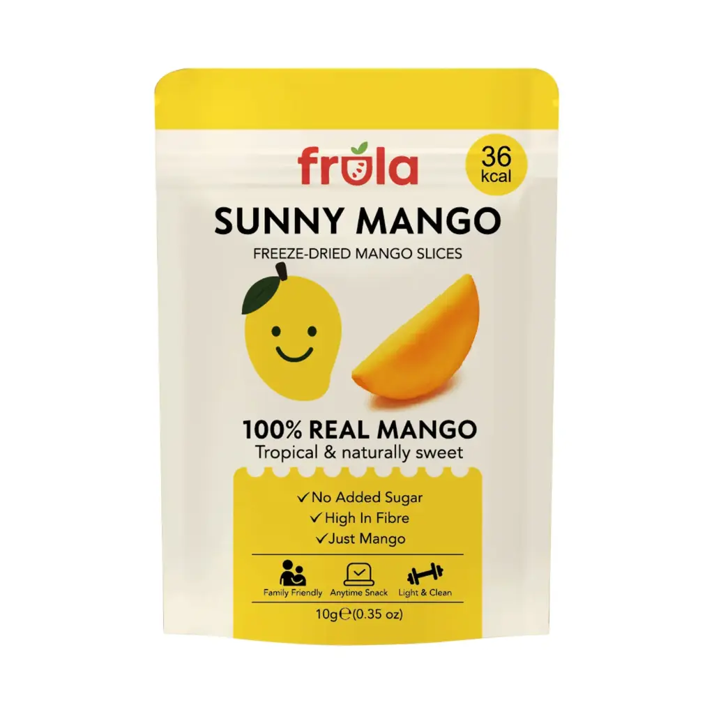 [FDF104] FRULA SUNNY MANGO - FREEZE DRIED MANGO SLICES 10X10G