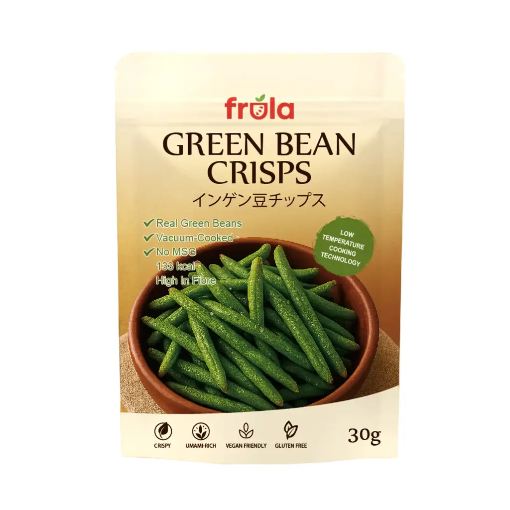 [VEG102] FRULA GREEN BEAN CRISPS 10X30G