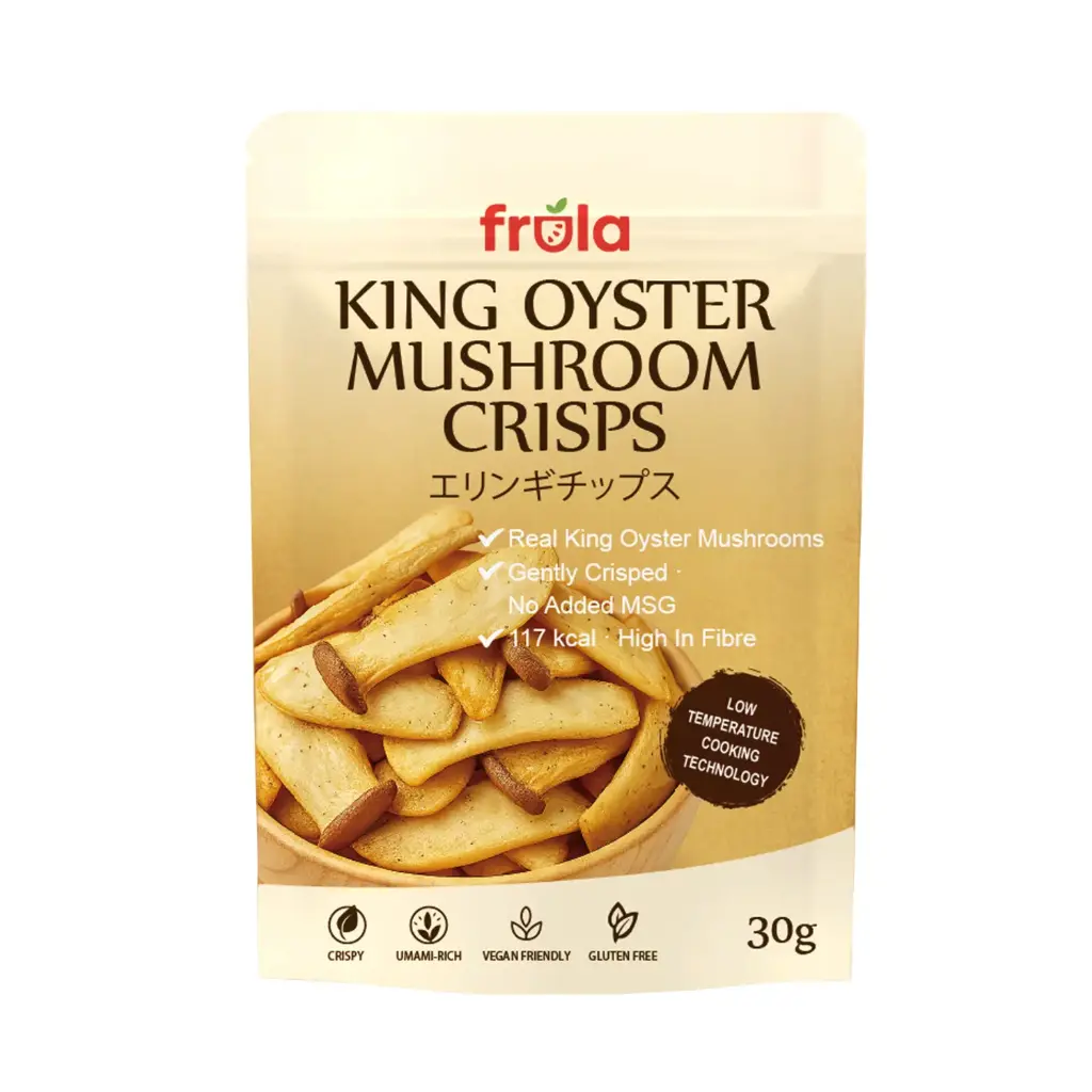[VEG103] FRULA KING OYSTER MUSHROOM CRISPS 10X30G
