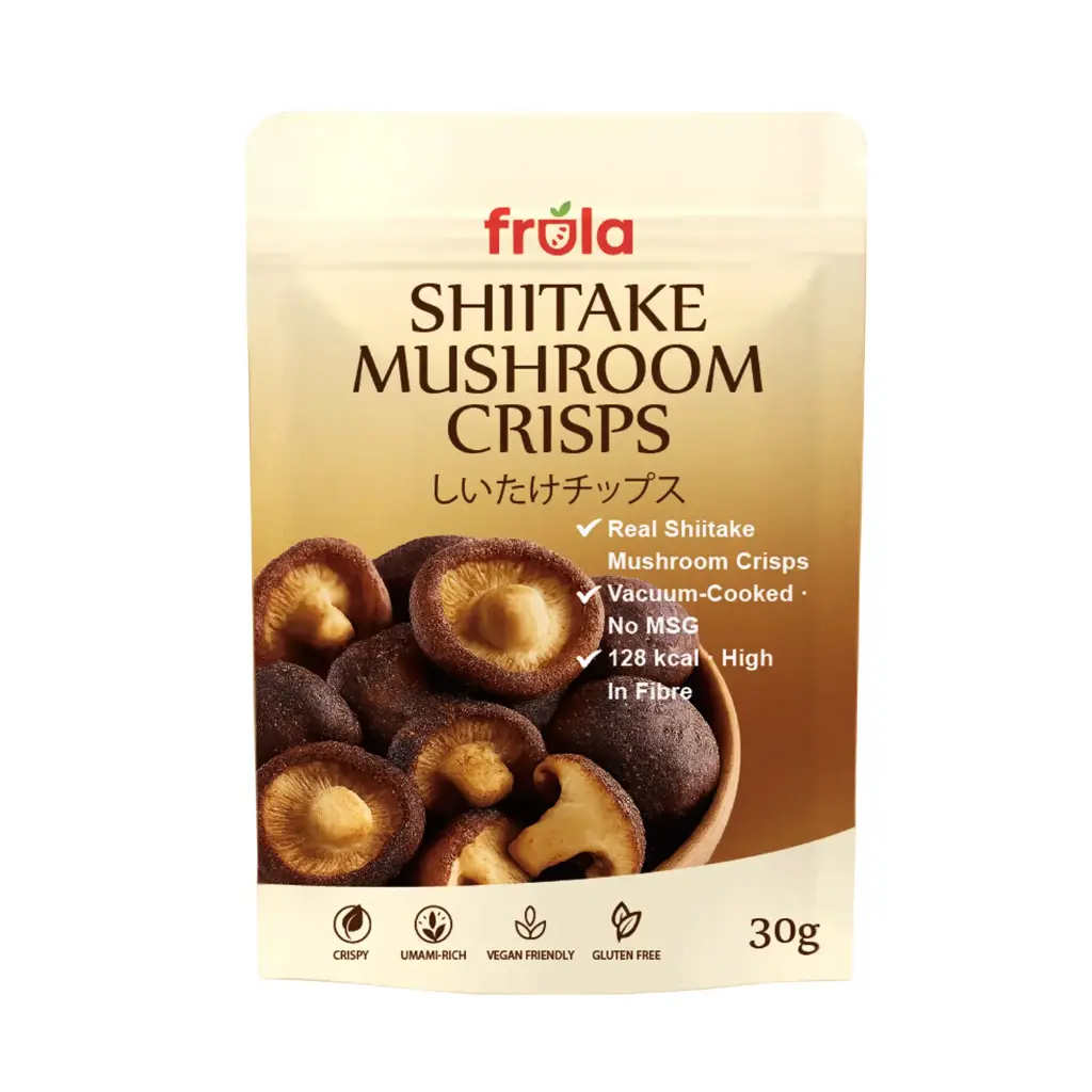 [VEG104] FRULA SHITAKE MUSHROOM CRISPS 10X30G