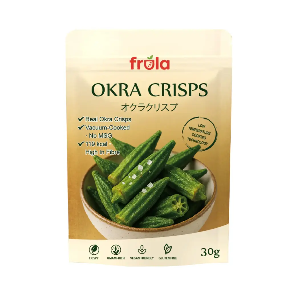 [VEG105] FRULA OKRA CRISPS 10X30G