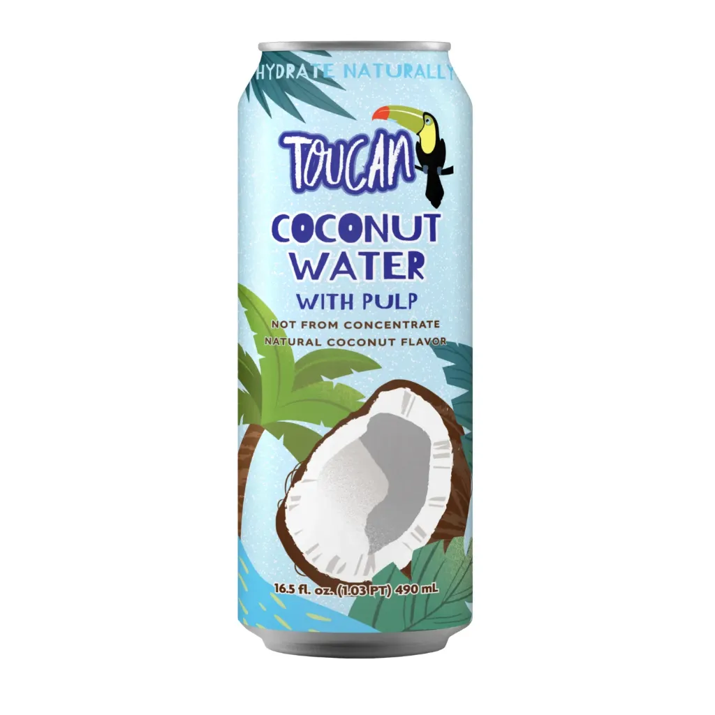 [TOU201] Toucan Coconut With Pulp 12x490ml