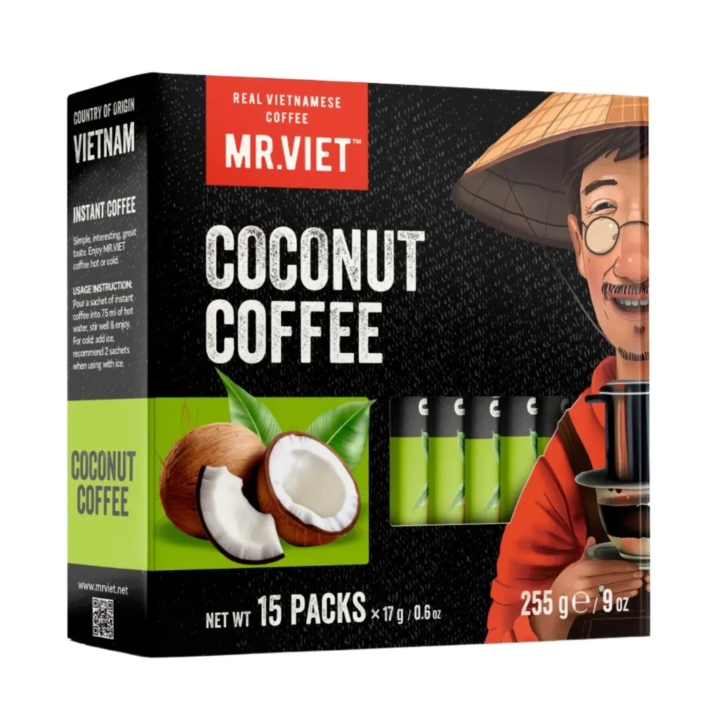 [ICB103] Mr. Viet Coconut Instant Coffee 255g
