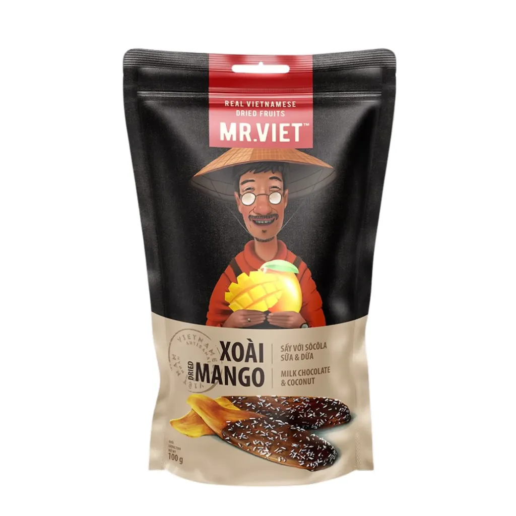 [TDF102] Mr. Viet Mango Milk Chocolate & Coconut 100g