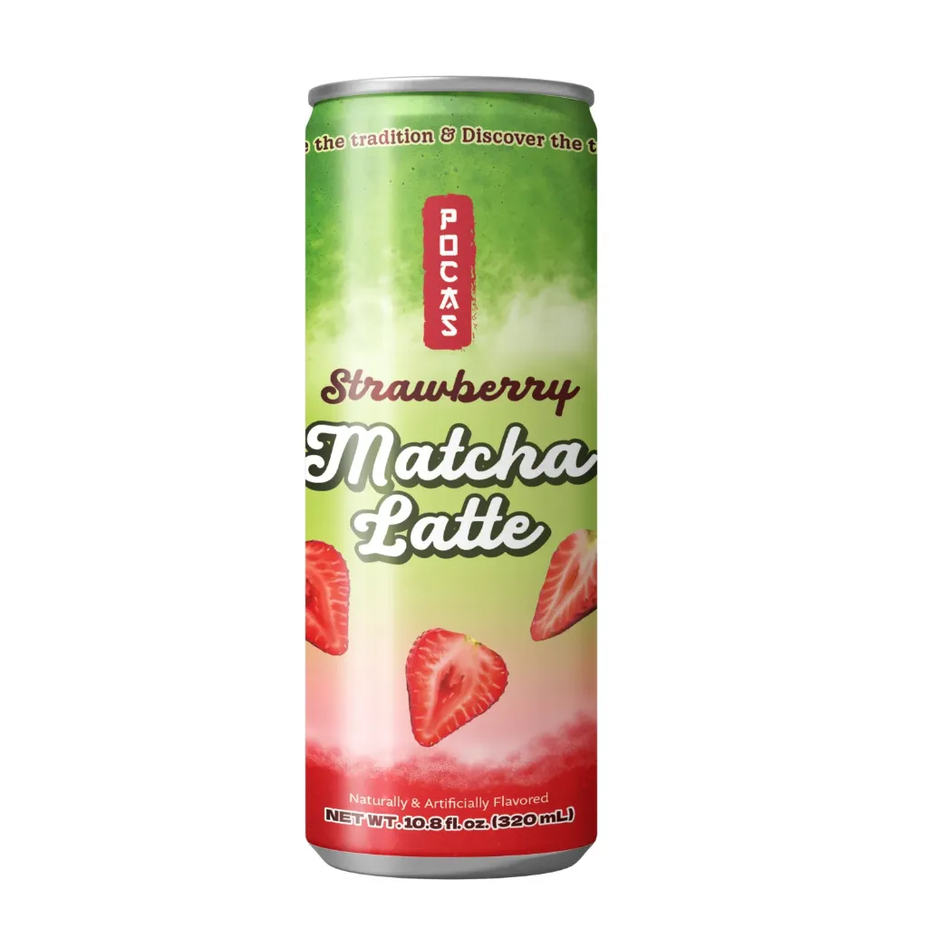 [POC636] Pocas Strawberry Matcha Latte 12x320ml