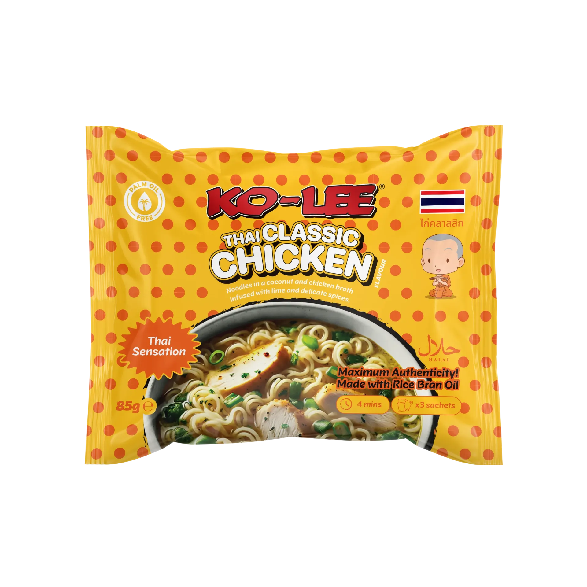 [KLT002] KO-LEE THAI SENSATION CLASSIC CHICKEN 22X85G