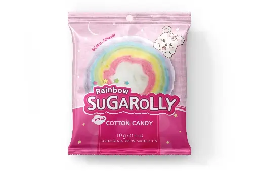 [COT001] SUGAROLLY RAINBOW LAYERED COTTON CANDY 10G