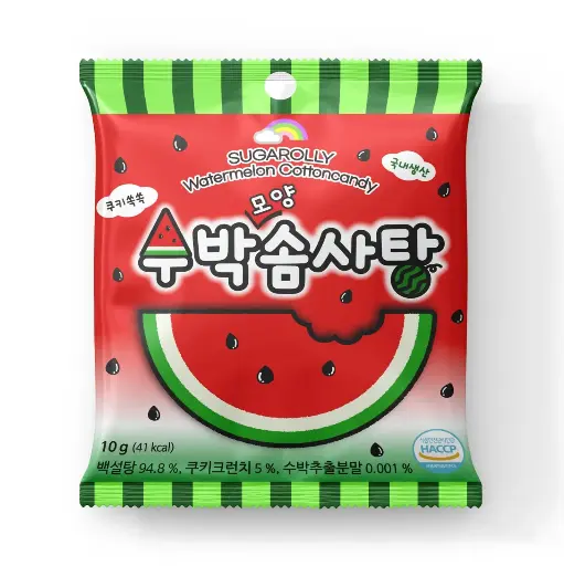 [COT005] SUGAROLLY WATERMELON COTTON CANDY 10G