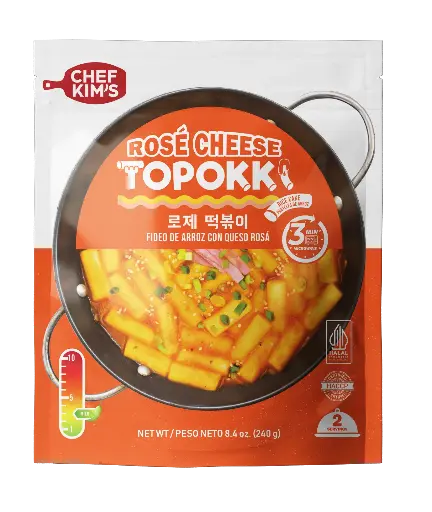 [KIM312] CHEF KIM'S ROSE CHEESE TOPOKKI 12PK/240G
