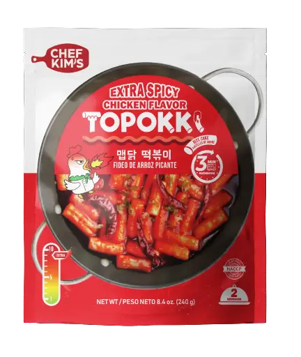 [KIM314] CHEF KIM'S EXTRA SPICY TOPOKKI 12PK/240G