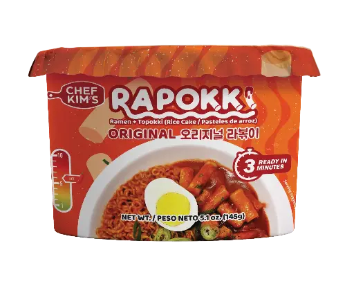 [KIM321] CHEF KIM'S RAPOKKI ORIGINAL 6X140G