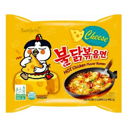 [SAMY007] SAMYANG BULDAK HOT CHICKEN CHEESE 8X5X140G