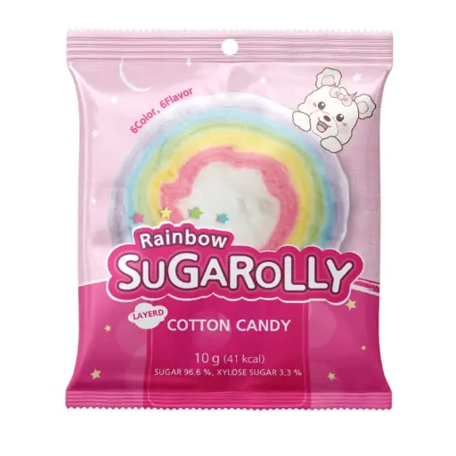 [COT001] SUGAROLLY RAINBOW LAYERED COTTON CANDY 10G